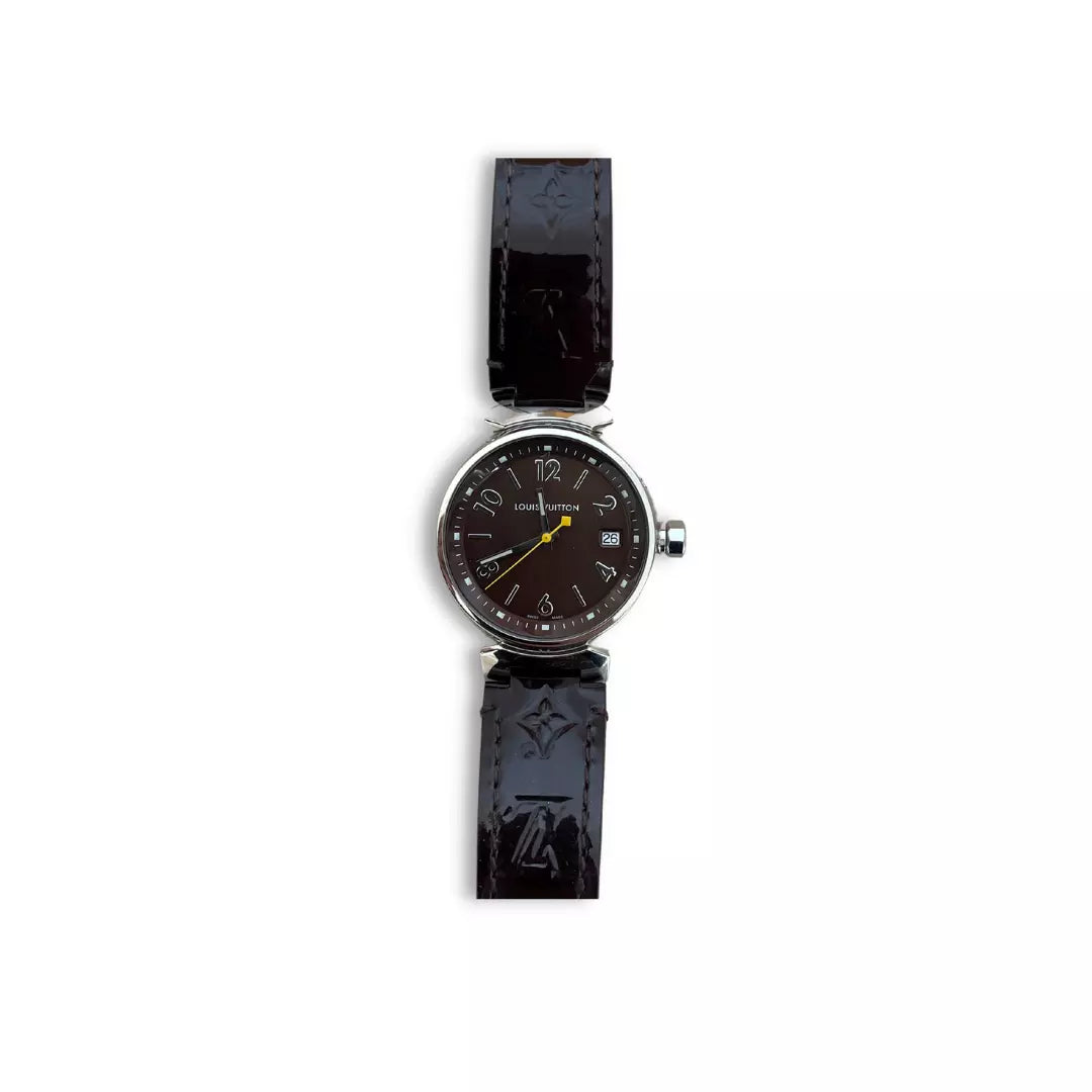 LOUIS VUITTON TAMBOUR MONOGRAM WATCH