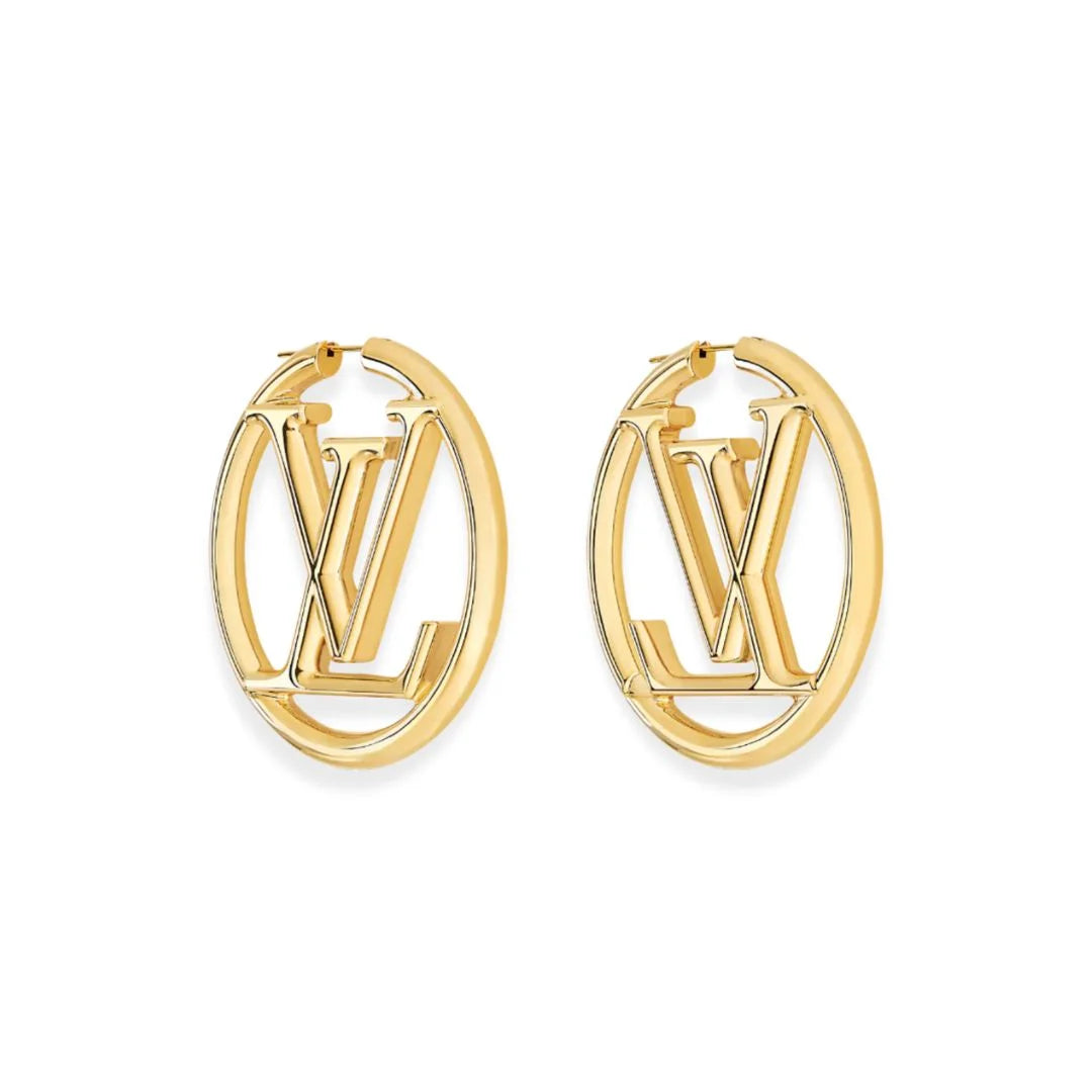 Shop Louis Vuitton LOUISE Louise Hoop Earrings (M64288) by