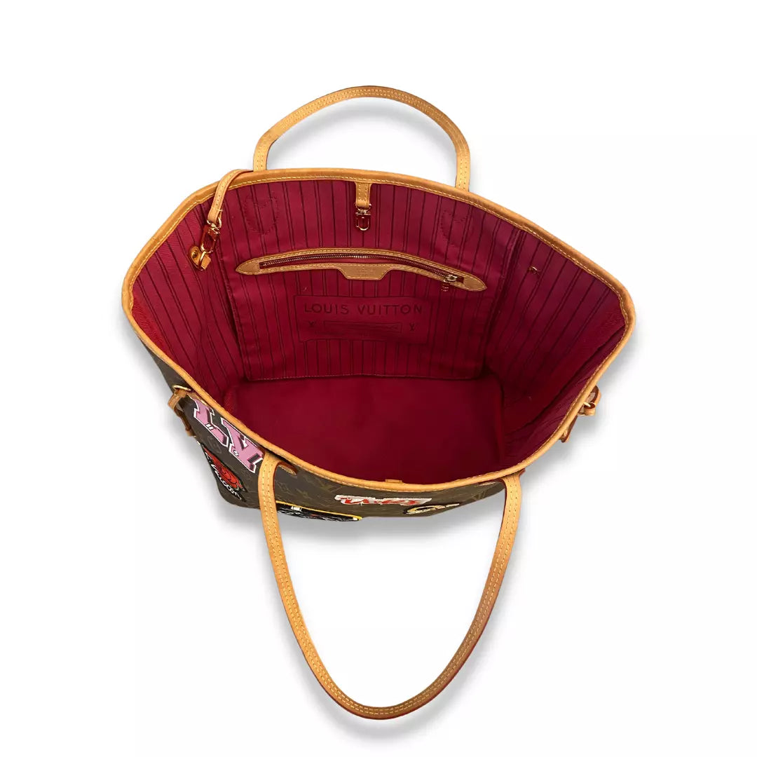 LOUIS VUITTON NEVERFULL THE PATCHES LIMITED EDITION BAG