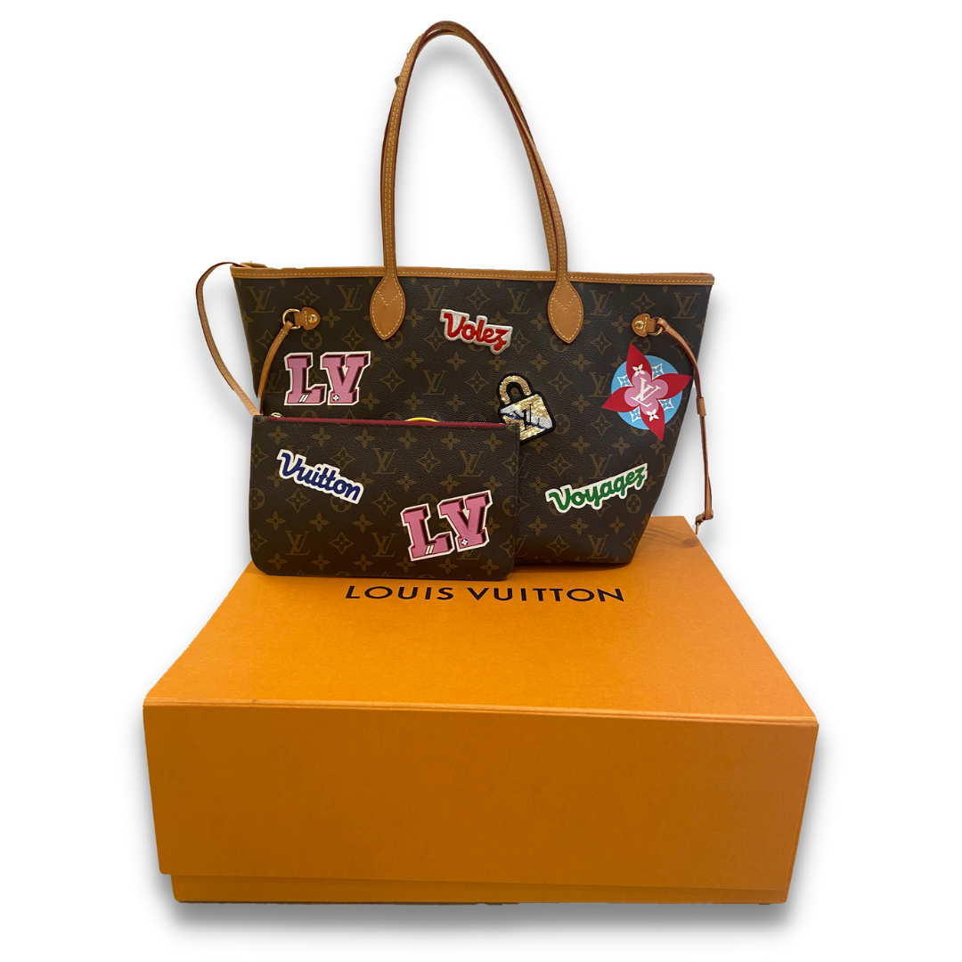 LOUIS VUITTON NEVERFULL THE PATCHES LIMITED EDITION BAG