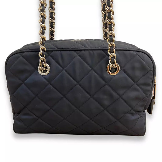 Prada BOLSO TESSUTO IMPUNTU DE NYLON AZUL