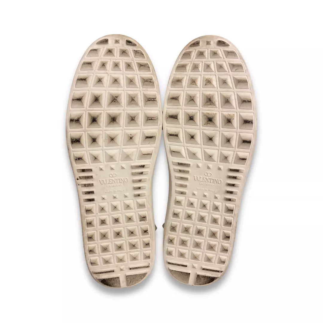 VALENTINO BLACK STAR OPEN SNEAKERS