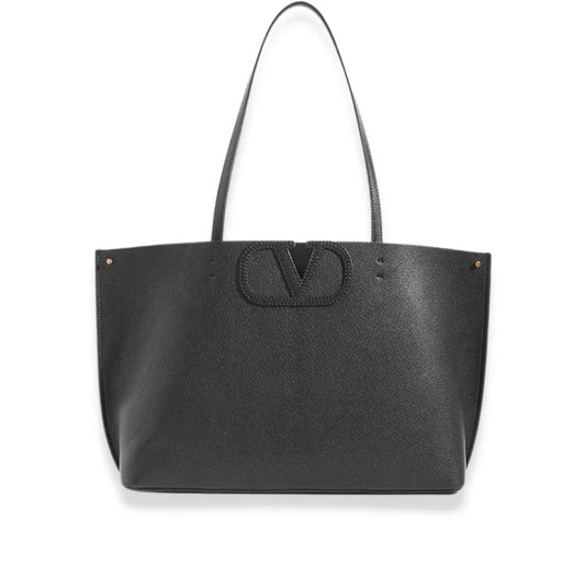 VALENTINO BLACK VLOGO FILL ME TOTE BAG