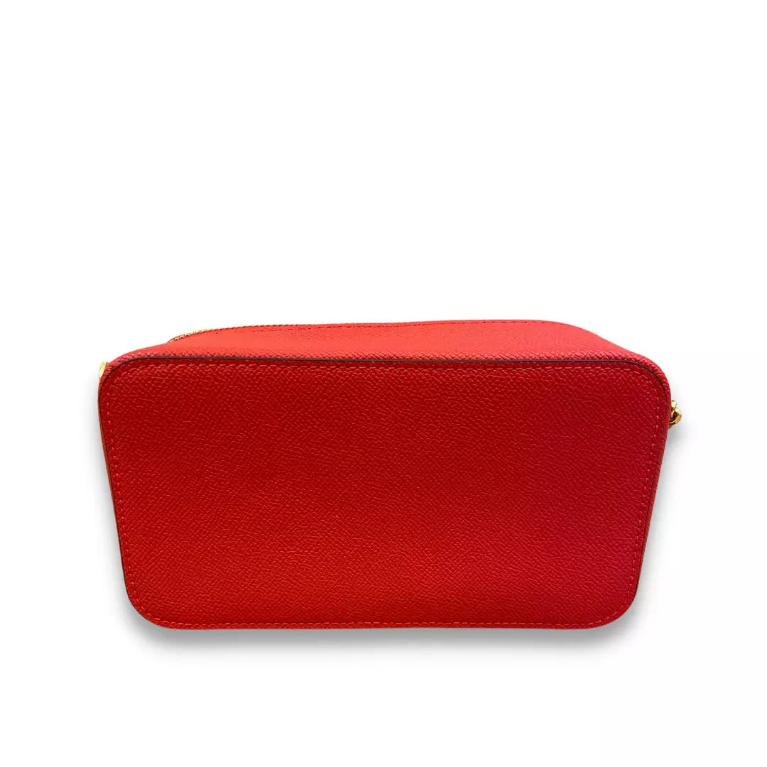 VALENTINO RED LEATHER MINI VLOGO
