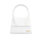 JACQUEMUS LE GRAND CHIQUITO WHITE TOP HANDLE BAG