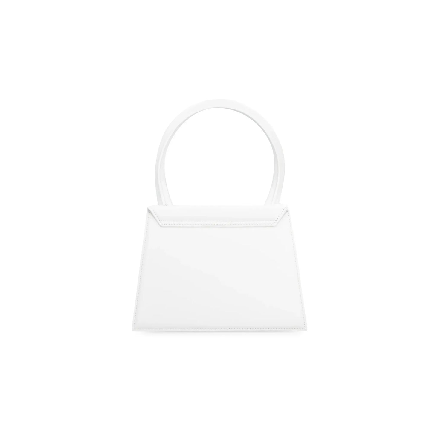 JACQUEMUS LE GRAND CHIQUITO WHITE TOP HANDLE BAG