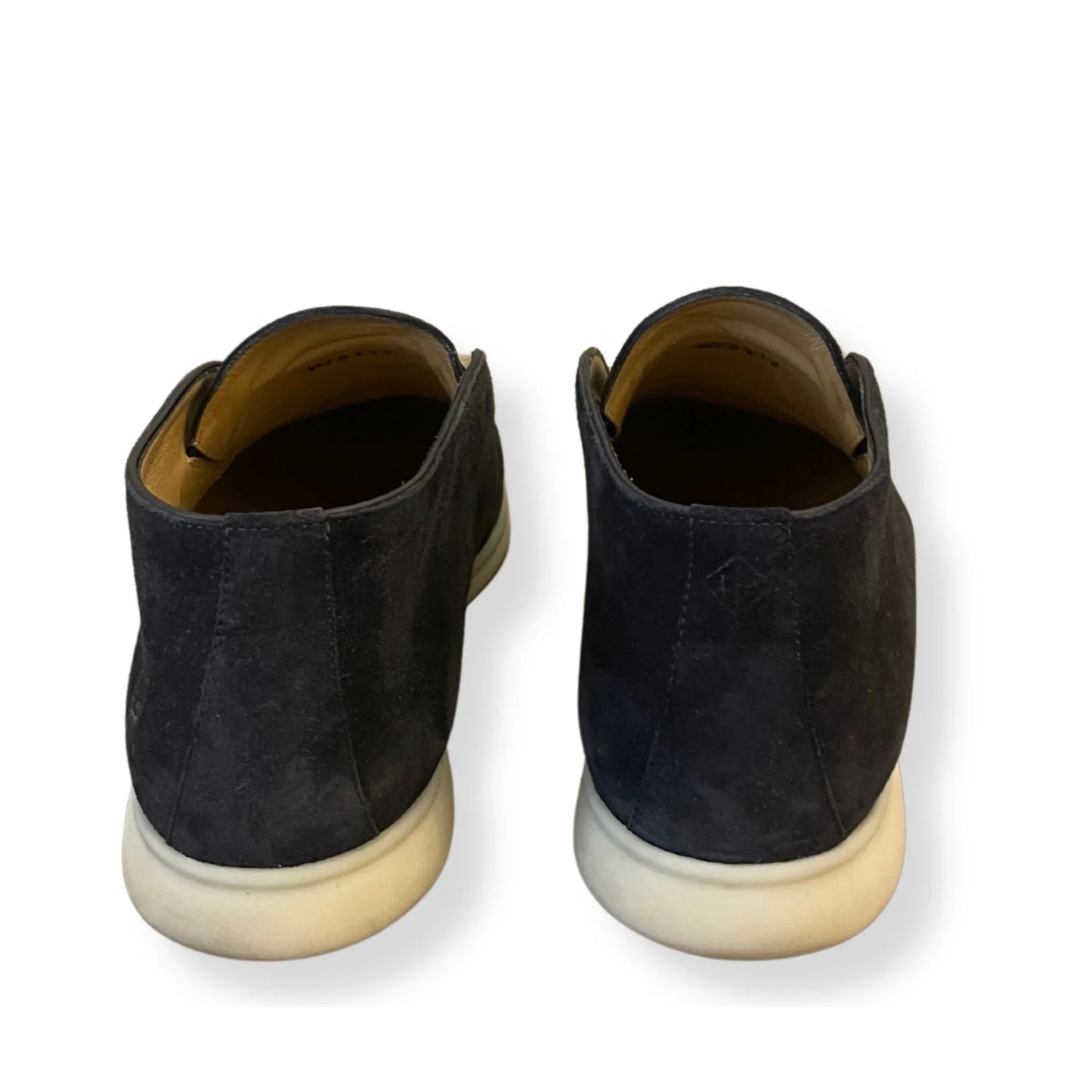 MOCASINES DE PASEO ABIERTOS AZUL OSCURO LORO PIANA