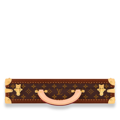 LOUIS VUITTON BROWN MONOGRAM POKER BOX