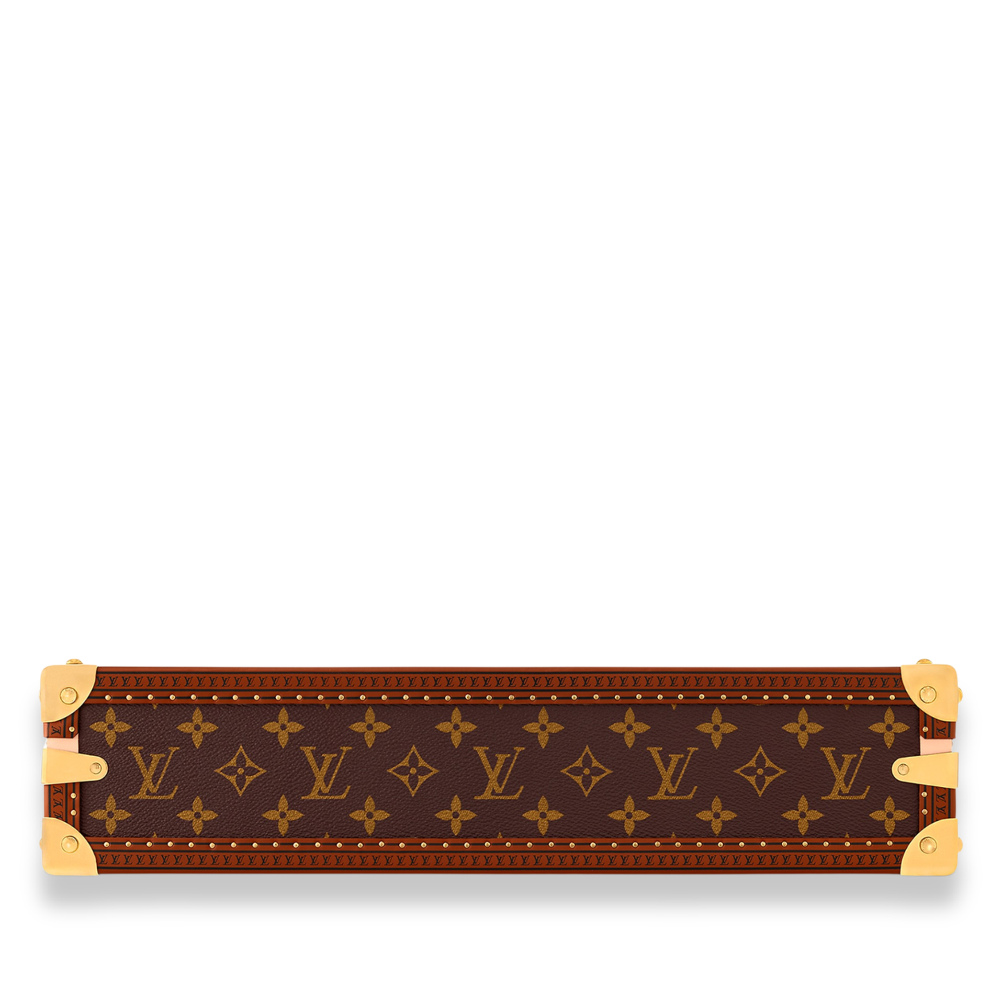 LOUIS VUITTON BROWN MONOGRAM POKER BOX