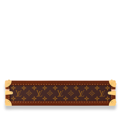 LOUIS VUITTON BROWN MONOGRAM POKER BOX