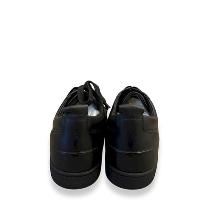 CHRISTIAN LOUBOUTIN BLACK LOUIS JUNIOR SNEAKERS