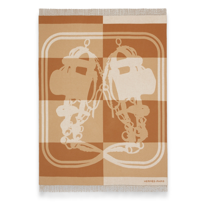 HERMÈS LIÈGE BRIDES DE GALA BLANKET