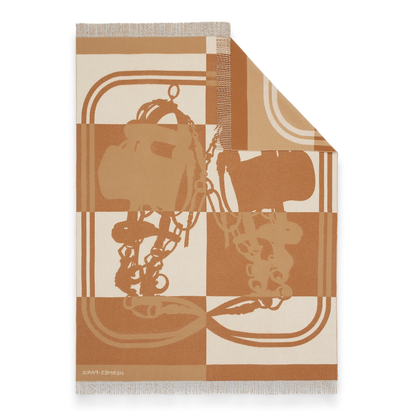 HERMÈS LIÈGE BRIDES DE GALA BLANKET