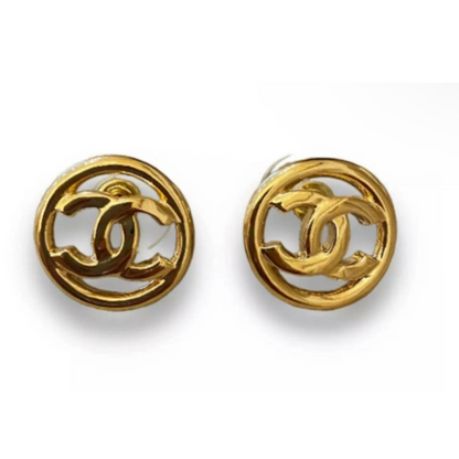 PENDIENTES CHANEL GOLD CC