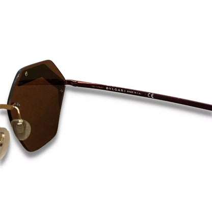 GAFAS DE SOL BVLGARI DE METAL BURDEOS