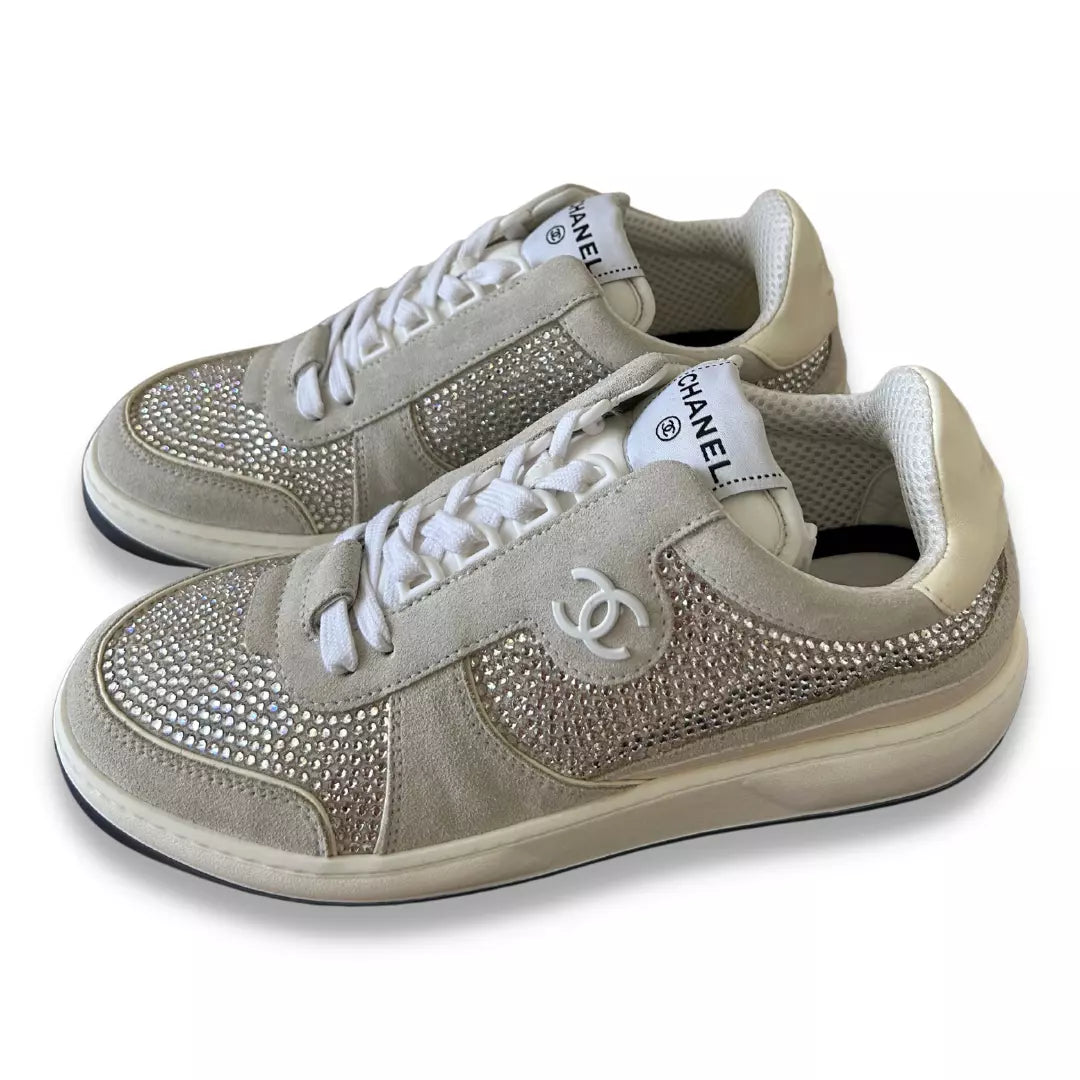 CHANEL CRYSTALS CC SNEAKER