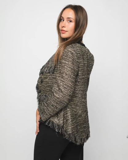 CHLOÉ BLACK/GOLD BLAZER