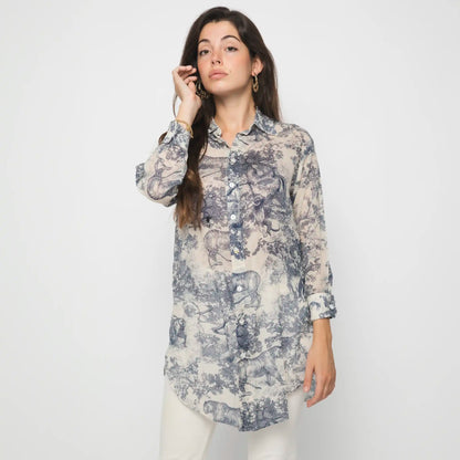 Camisa larga DIOR RIVIERA