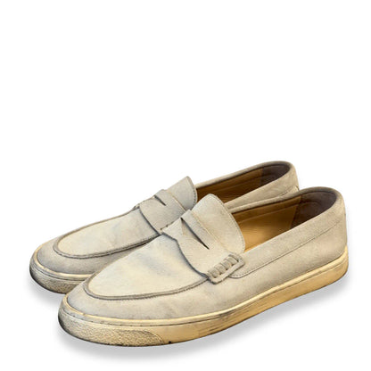 BRUNELLO CUCINELLI BEIGE SUEDE LOAFERS