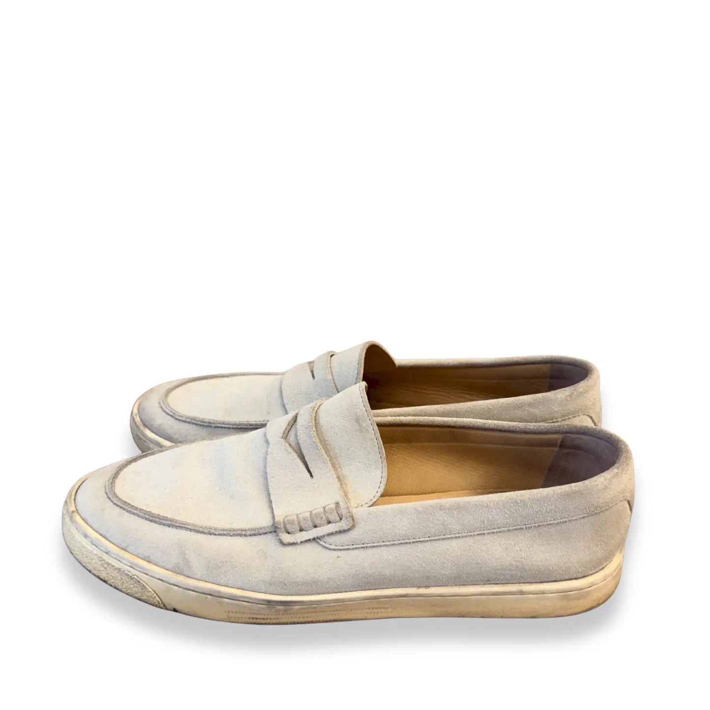 BRUNELLO CUCINELLI BEIGE SUEDE LOAFERS