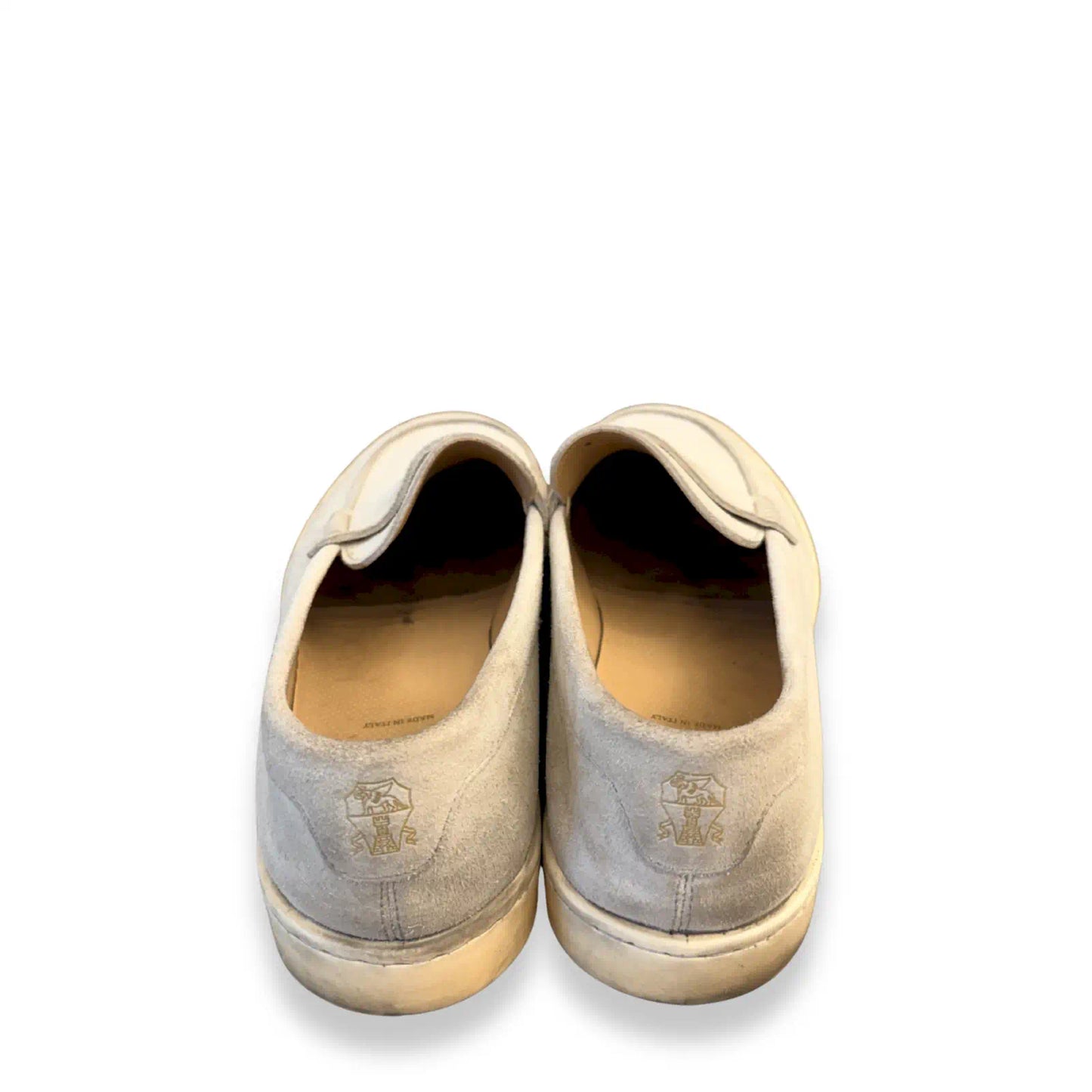 BRUNELLO CUCINELLI BEIGE SUEDE LOAFERS
