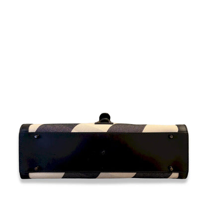 BURBERRY BLACK NOVA CHECK SHOULDER BAG