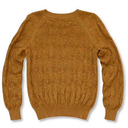 CHANEL GOLD KNITTED SWEATER