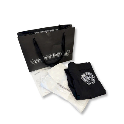 CHROME HEARTS BLACK LEGGINGS