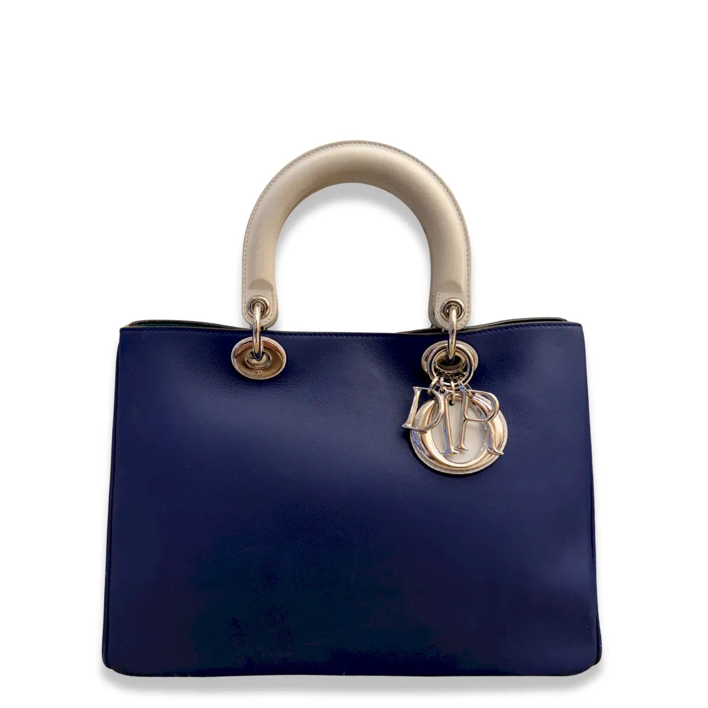 DIOR TRICOLOR BLUE/GREY/GREEN DIORISSIMO BAG