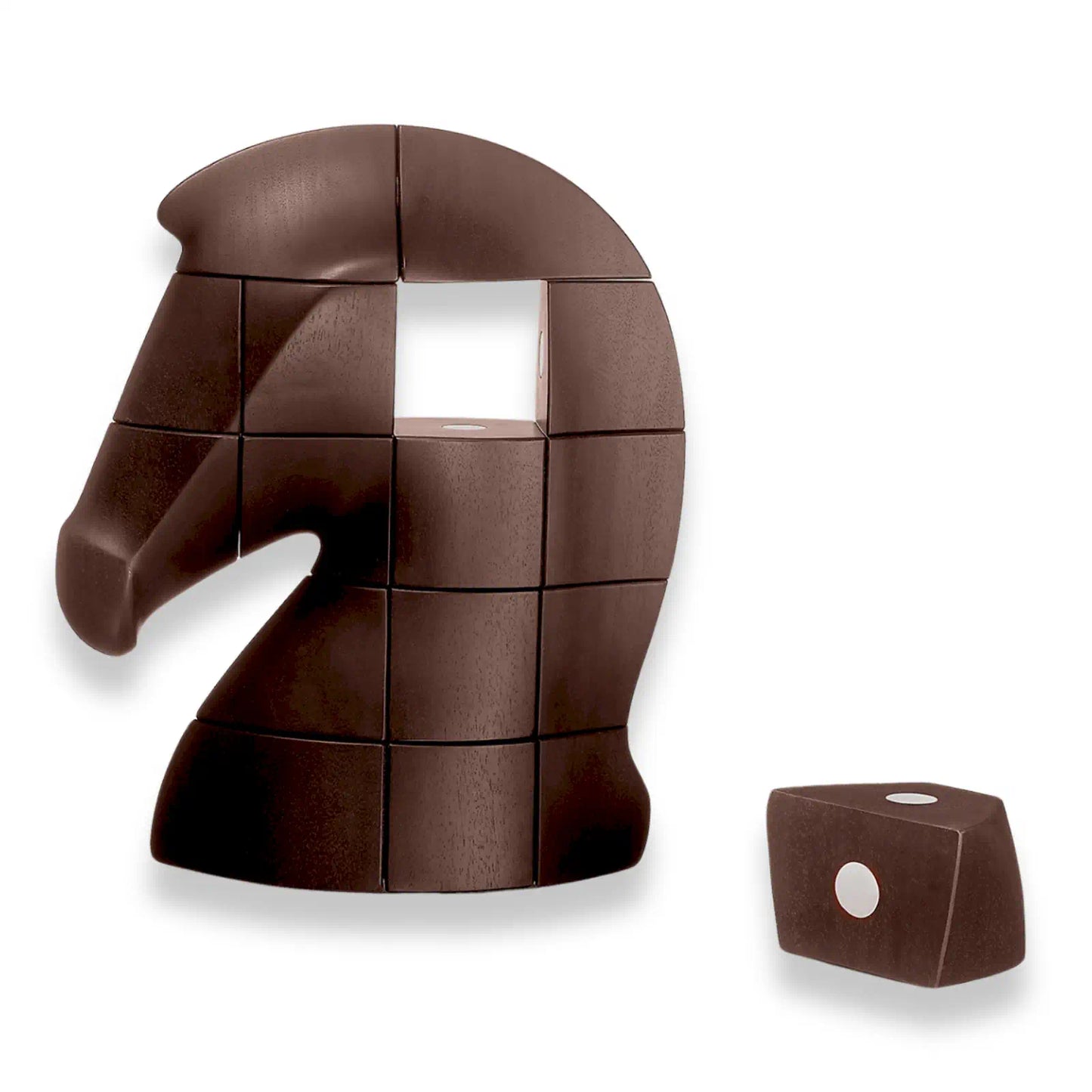 HERMÈS ACAJOU BRUN SAMARCANDE PAPERWEIGHT