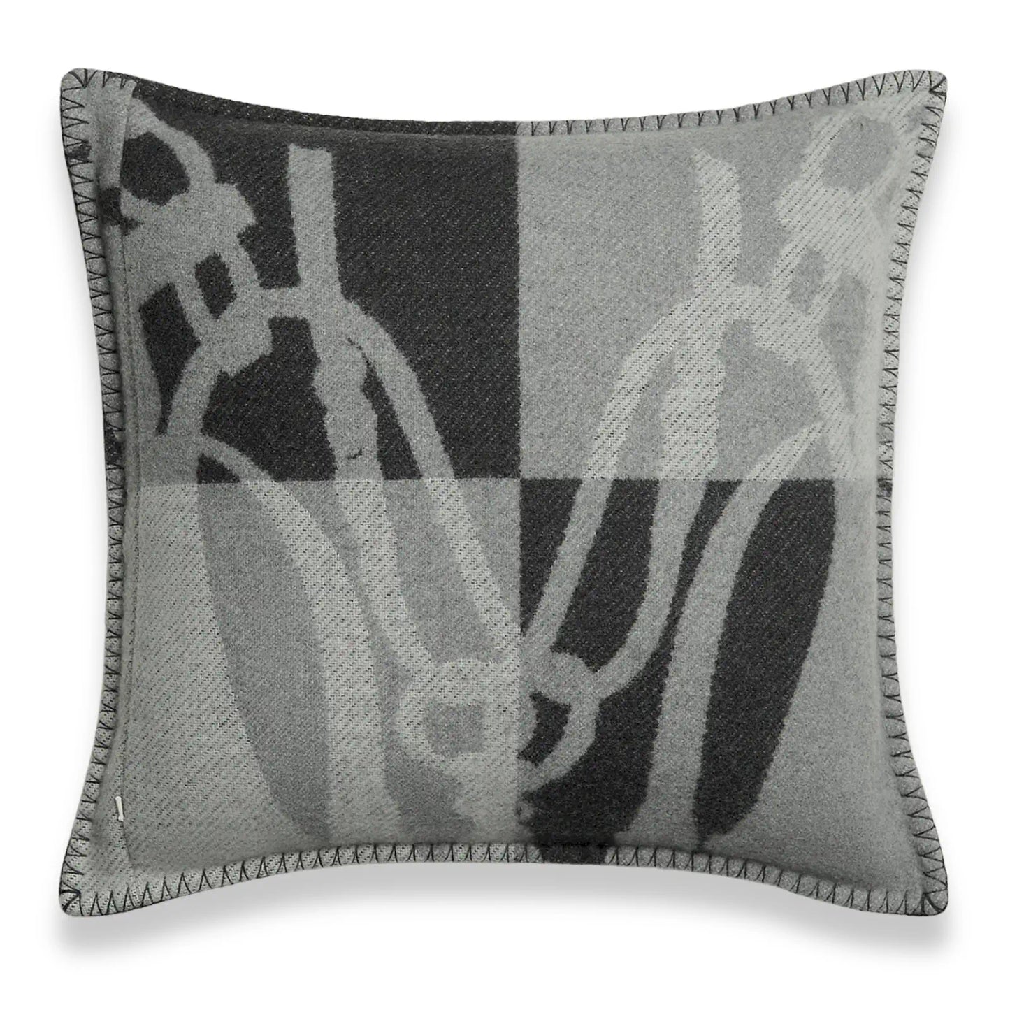 HERMÈS ANTHRACITE BRIDES DE GALA CUSHION