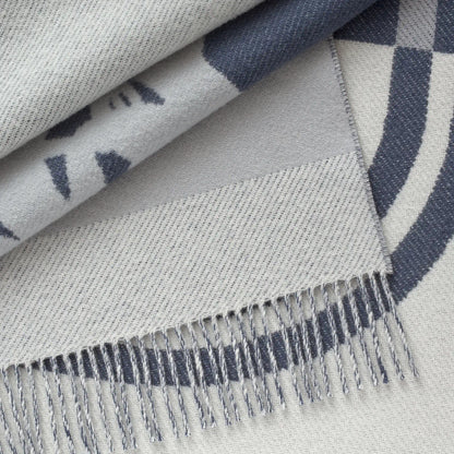HERMÈS ARDOISE BRIDES DE GALA BLANKET