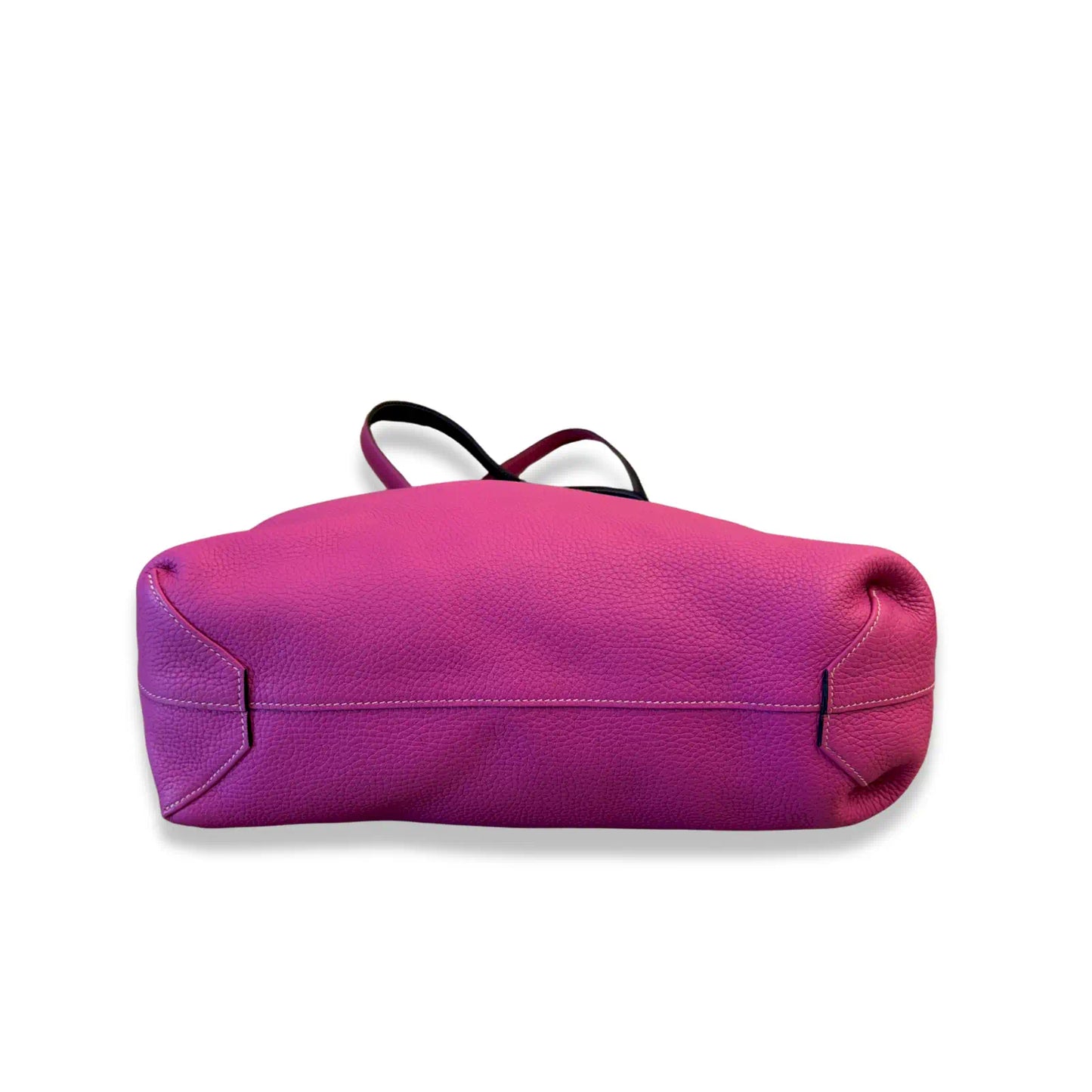 HERMES BLEU NUIT ROSE EXTREME DOUBLE SENS 36 TOTE BAG