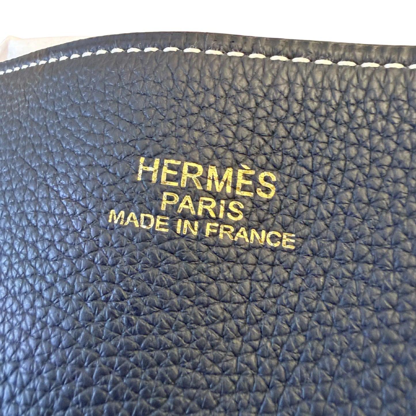 HERMES BLEU NUIT ROSE EXTREME DOUBLE SENS 36 TOTE BAG