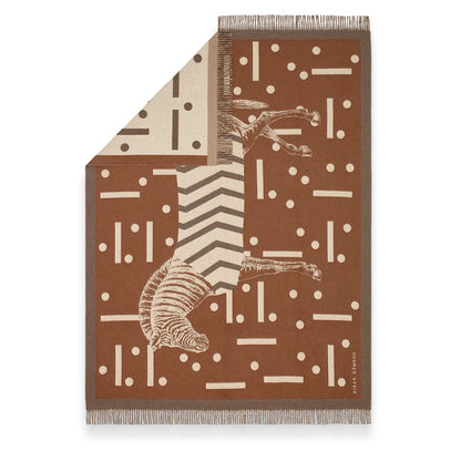 HERMÈS ÉBÈNE ZÈBRE ZIG ZAG BLANKET