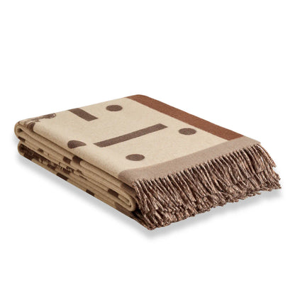 HERMÈS ÉBÈNE ZÈBRE ZIG ZAG BLANKET