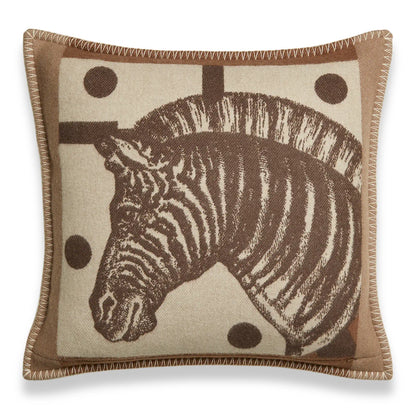HERMÈS ÉBÈNE ZÈBRE ZIG ZAG CUSHION