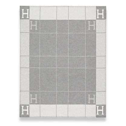 HERMÈS ÉCRU GRIS CLAIR AVALON III BLANKET