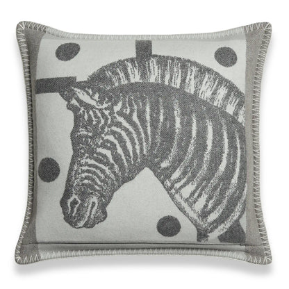HERMÈS GRIS ZÈBRE ZIG ZAG CUSHION