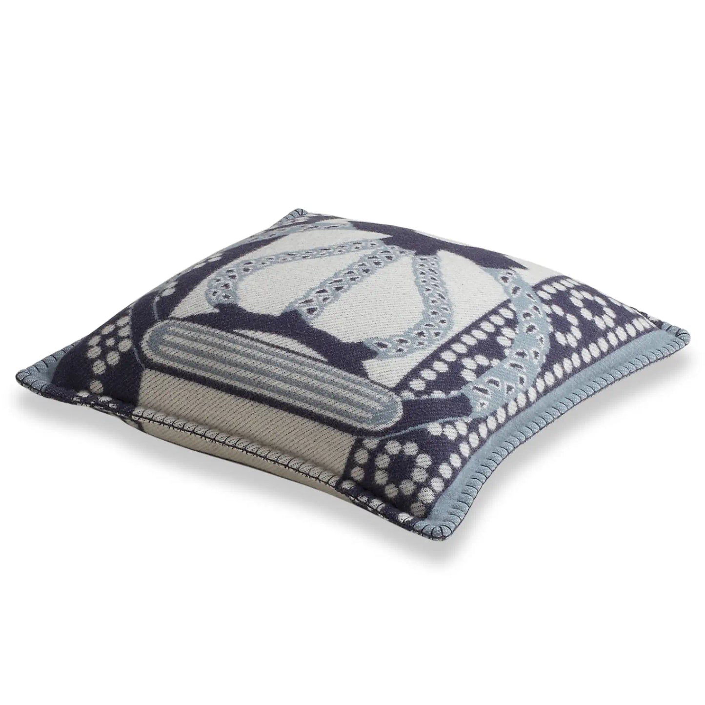 HERMÈS ORAGE FANTAISIE D’ÉTRIERS CUSHION