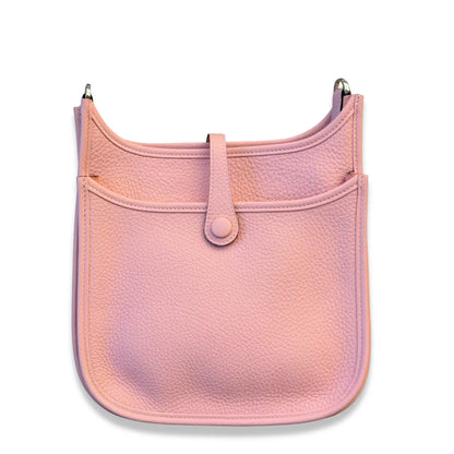 HERMÈS ROSE SAKURA MINI EVELYNE 23 BAG