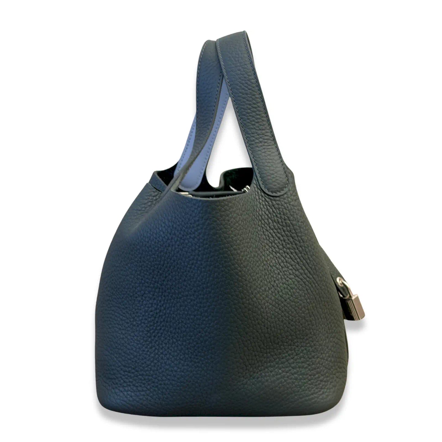 HERMÈS VERT MANGROVE & GRIS PANTIN PICOTIN LOCK 18 BAG