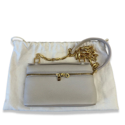 LORO PIANA BEIGE EXTRA POCKET MINI POUCH