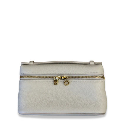 LORO PIANA BEIGE EXTRA POCKET MINI POUCH
