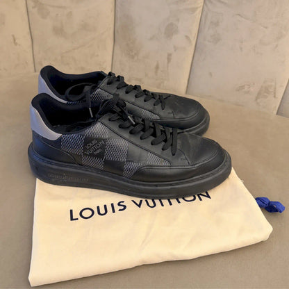 LOUIS VUITTON BLACK BEBERLY HILLS SNEAKERS