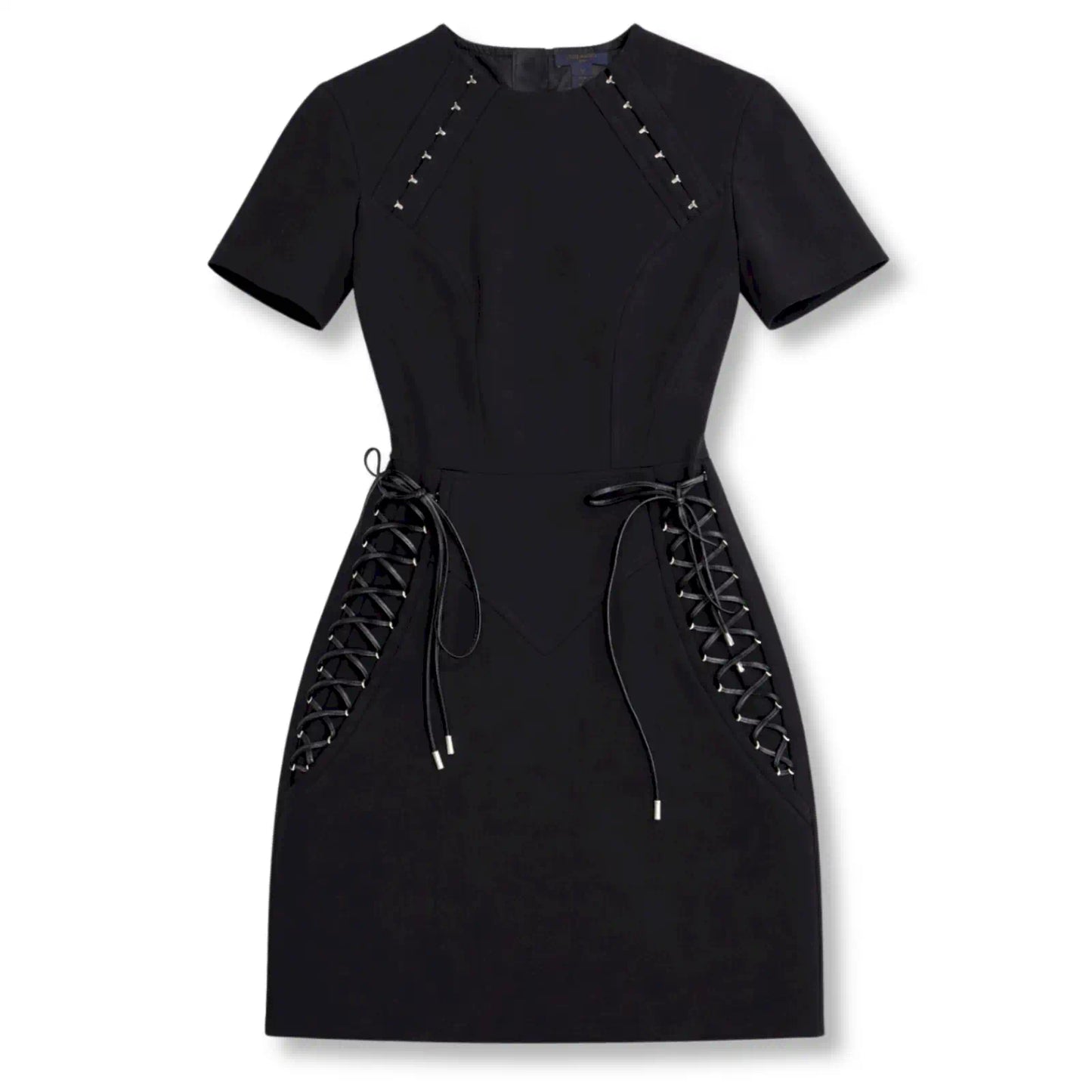 LOUIS VUITTON BLACK CORSET DRESS