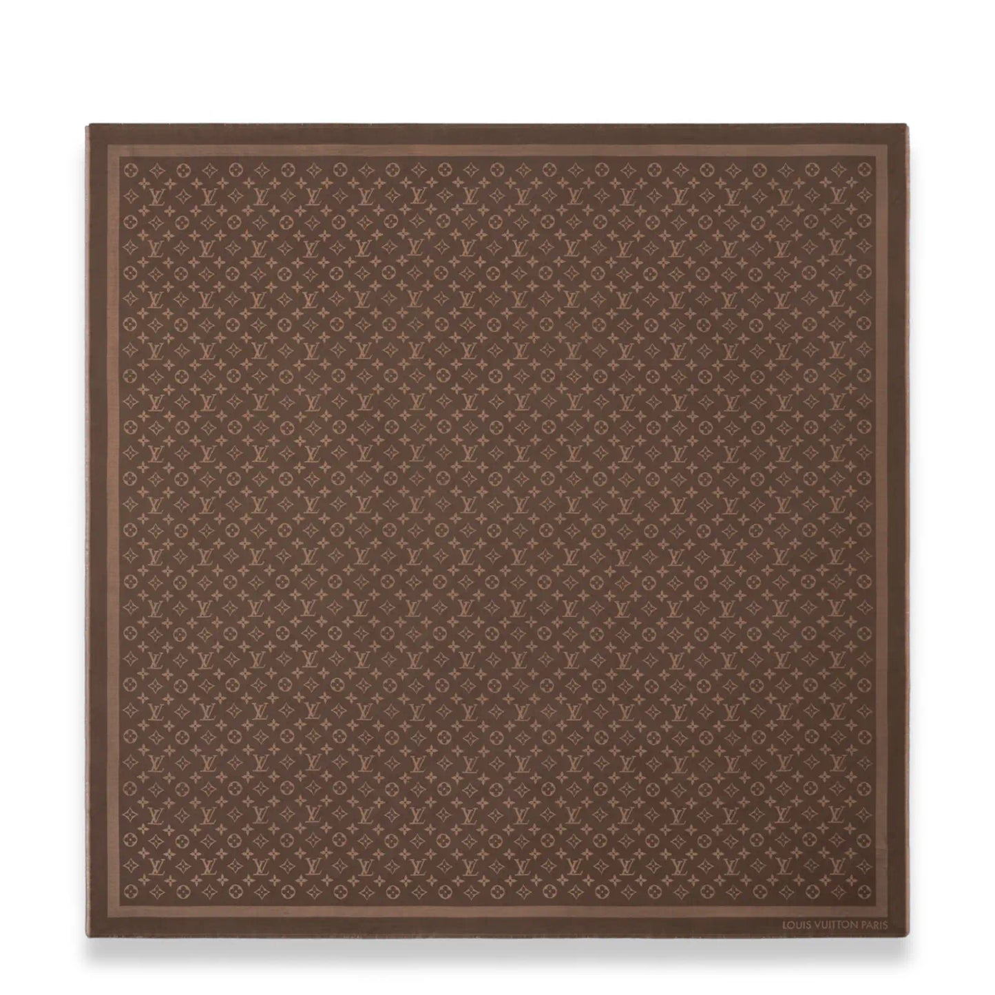 LOUIS VUITTON BROWN MONOGRAM CLASSIC SCARF