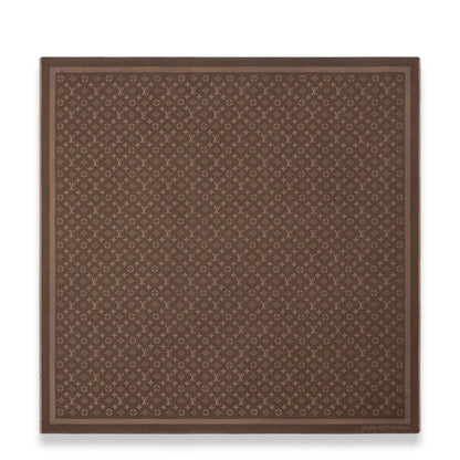 LOUIS VUITTON BROWN MONOGRAM CLASSIC SCARF