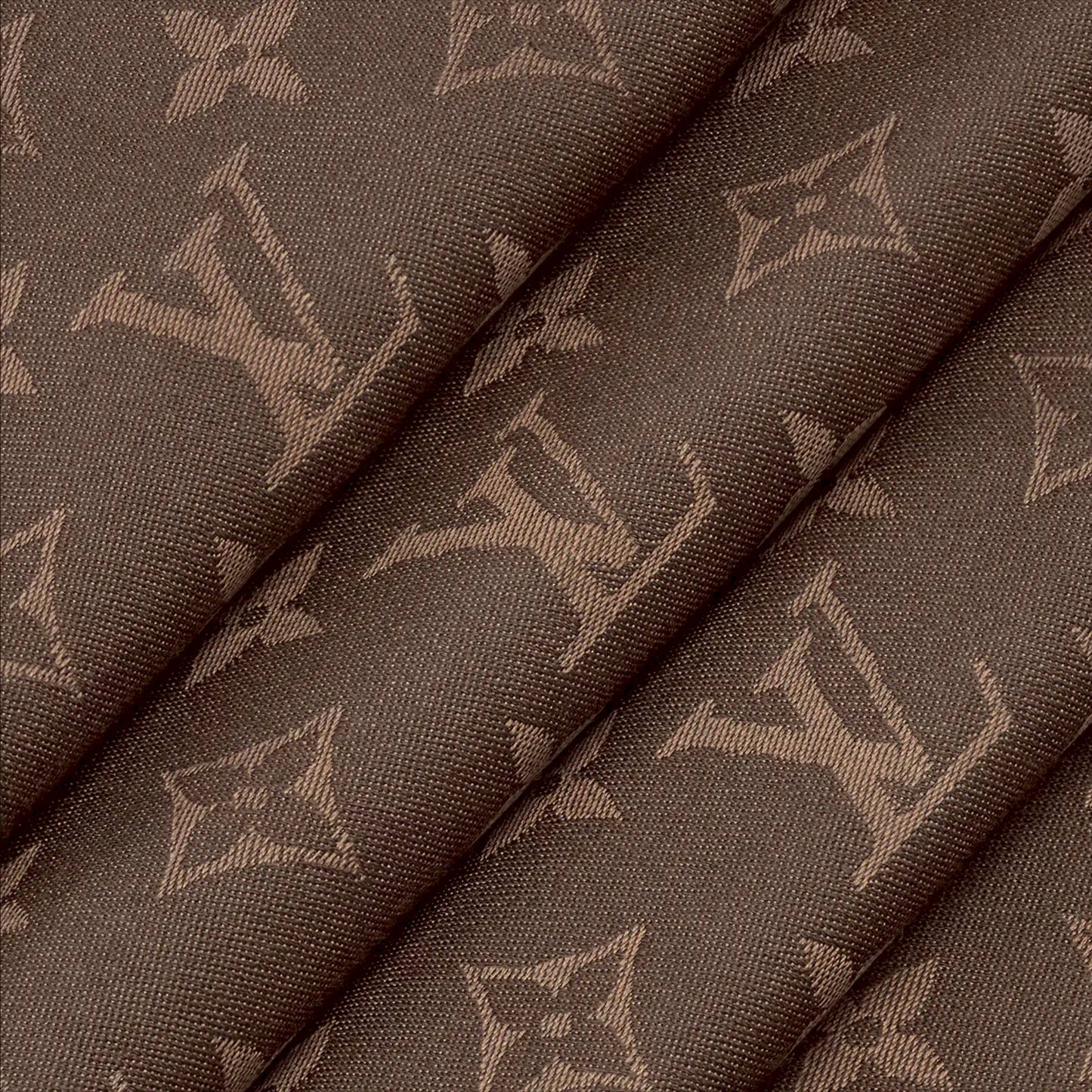 LOUIS VUITTON BROWN MONOGRAM CLASSIC SCARF