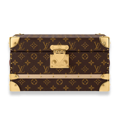 LOUIS VUITTON BROWN MONOGRAM MINI JEWELRY TRUNK